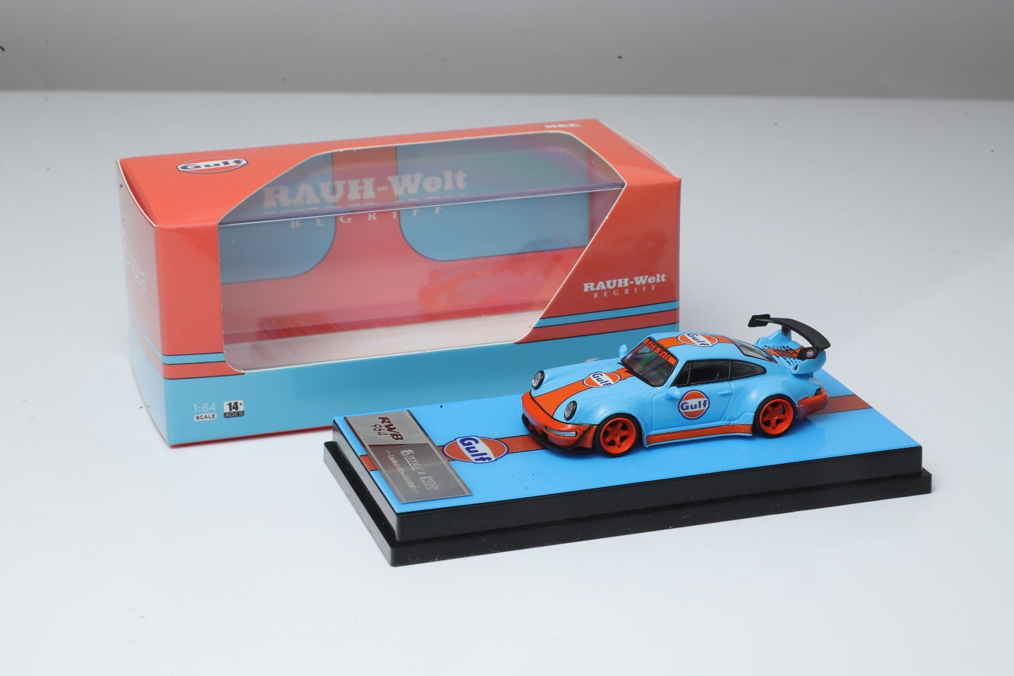 Decode 1:64 2025 Hobby Expo China HEC Exclusive Porsche RWB 993 Gulf