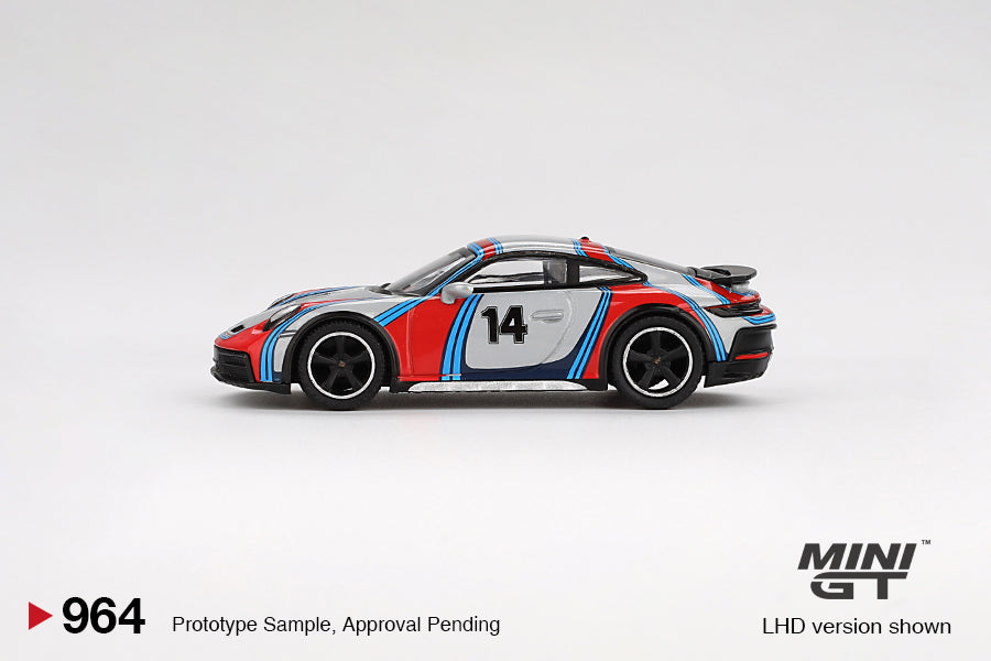 MiniGT 1:64 Porsche 911 Dakar “Rally 1974” – Ice Grey Metallic #964