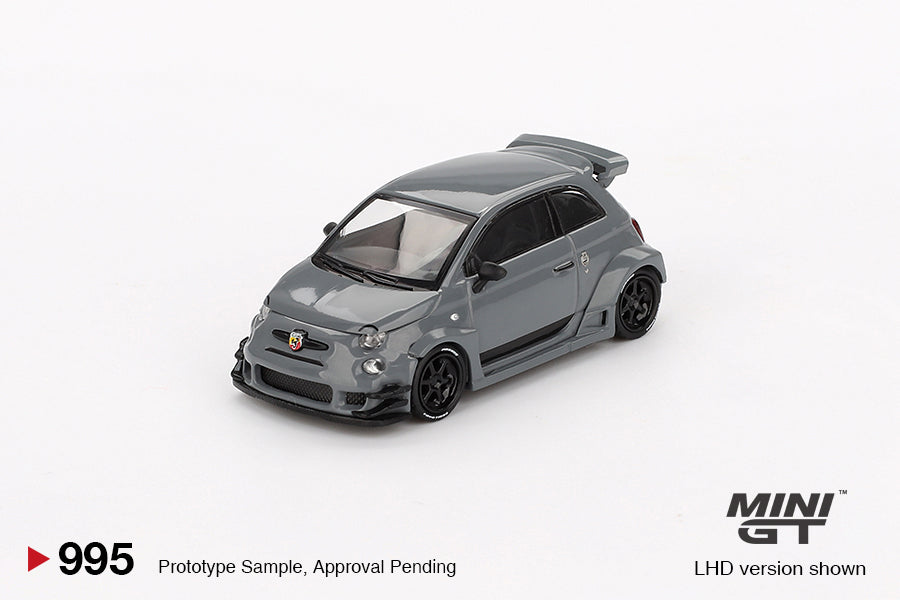 MiniGT 1:64 Abarth 595 LB-WORKS x Abas Works – Grey #995
