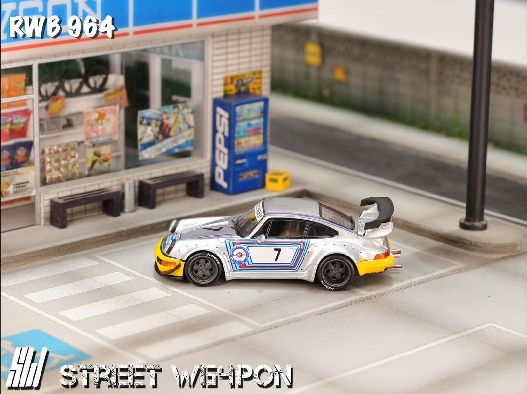 Street Weapon 1:64 Porsche 964 RWB Wide Body - 2 Styles