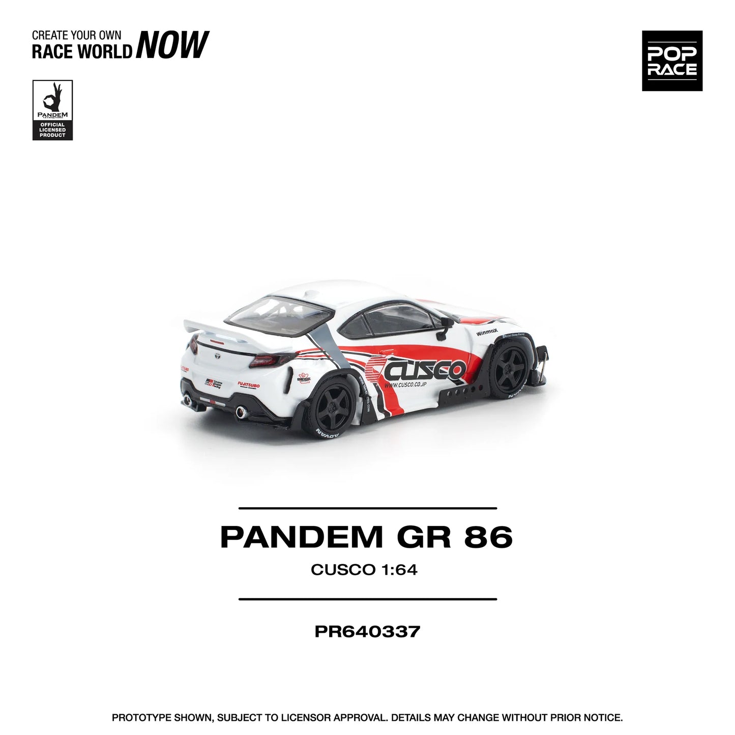 Pop Race 1:64 Pandem GR86 - Cusco