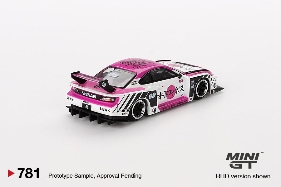 MiniGT 1:64 Nissan LB-Super Silhouette S15 SILVIA Auto Finesse SEMA 2023 #781
