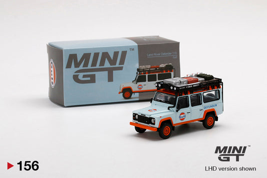MiniGT 1:64 Land Rover Defender 110 Gulf - MiJo Exclusive #156