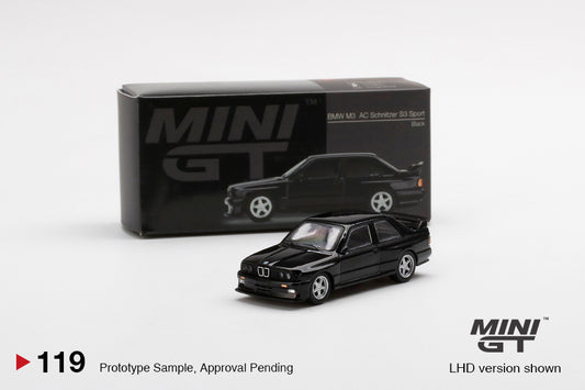 MiniGT 1:64 BMW M3 AC Schnitzer S3 Sport Black MiJo Exclusive #119