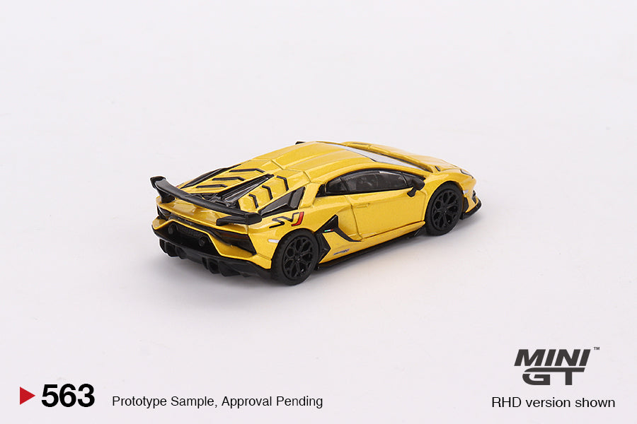 MiniGT 1:64 Lamborghini Aventador SVJ - Giallo Orion - #563