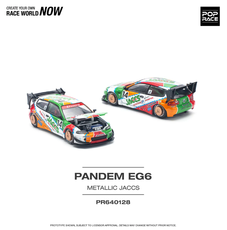 Pop Race 1:64 Pandem Civic EG6 v1.5 - JACCS