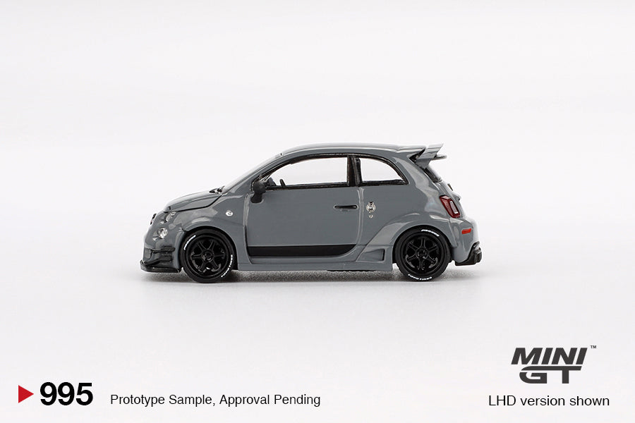 MiniGT 1:64 Abarth 595 LB-WORKS x Abas Works – Grey #995