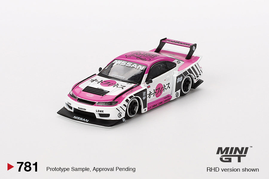 MiniGT 1:64 Nissan LB-Super Silhouette S15 SILVIA Auto Finesse SEMA 2023 #781