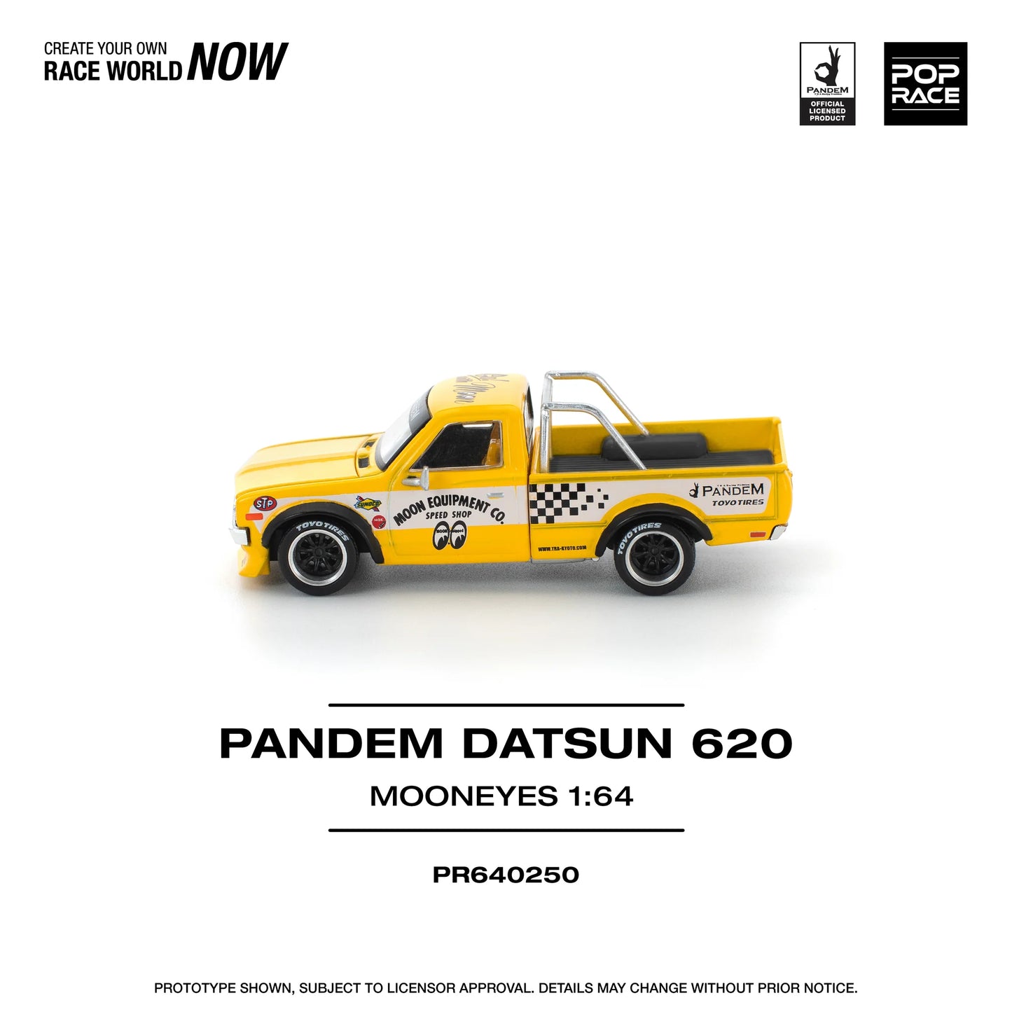 Pop Race 1:64 Pandem Datsun 620 - Mooneyes