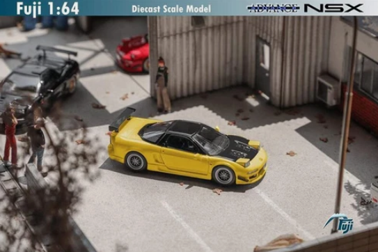 Fuji 1:64 Honda NSX Mk1 NA1 Advance - Yellow