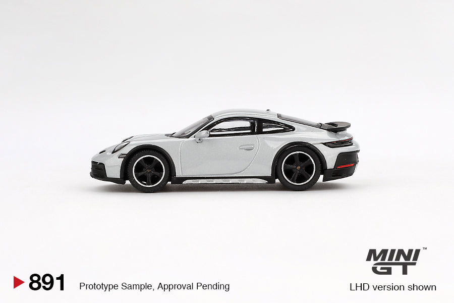 MiniGT 1:64 Porsche 911 Dakar – Ice Gray Metallic #891