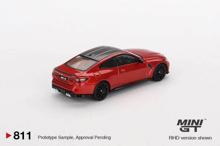 MiniGT 1:64 BMW M4 Competition (G82) Sakhir Orange LHD #811