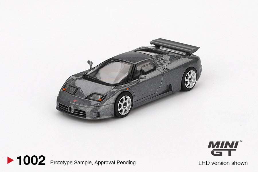 MiniGT 1:64 Bugatti EB110 Super Sport – Grigio Scuro #1002