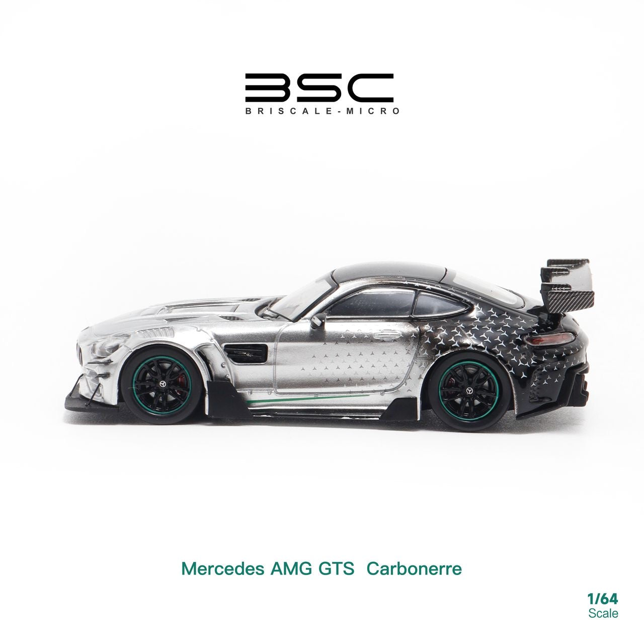 BSC 1:64 Mercedes Benz AMG GTS Carbonerre Widebody - *4 Styles*