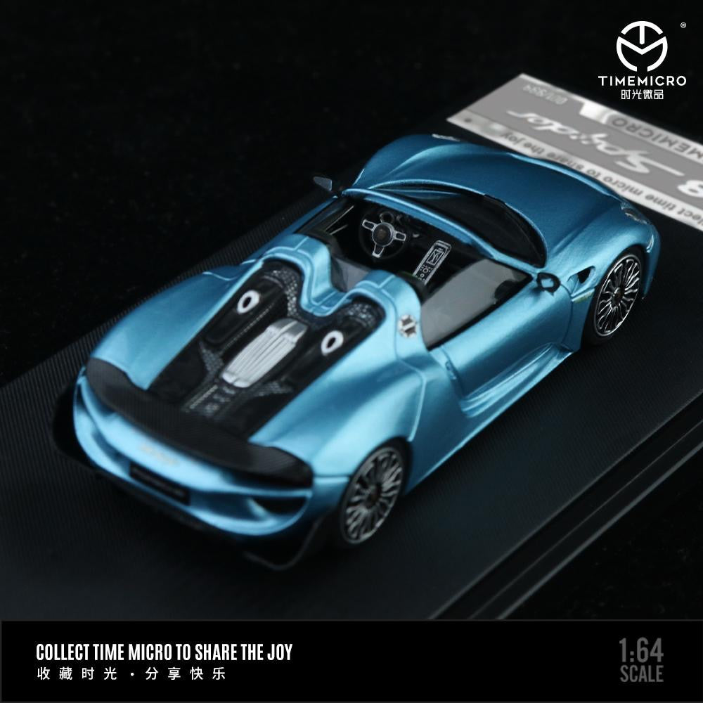 Time Micro 1:64 Porsche 918 Spyder - *2 Colors*