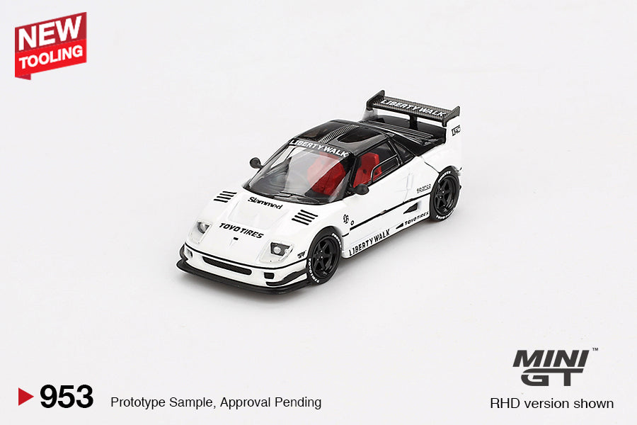 MiniGT 1:64 Mazda AZ-1 Liberty Walk LB40 – White – 2024 Tokyo Auto Salon #953