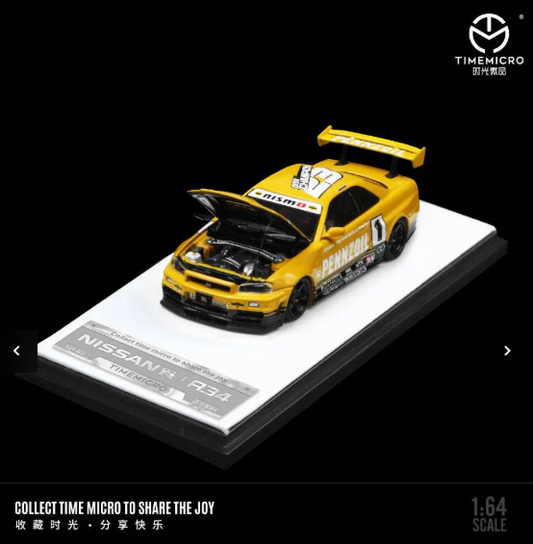 Time Micro 1:64 Nissan Skyline GT-R R34 Z-Tune Pennzoil #1