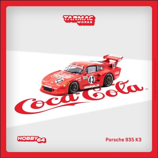 Tarmac Works X iXO Models 1:64 Porsche 935 K3 24h of Le Mans 1981 #43 - Hobby64