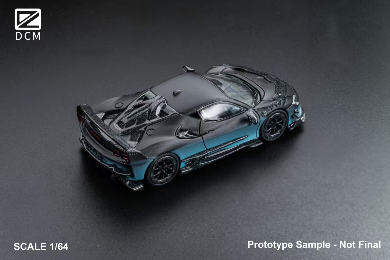 DCM 1:64 Ferrari Mansory SF90 F9XX Black Blue Gradient - Coupe