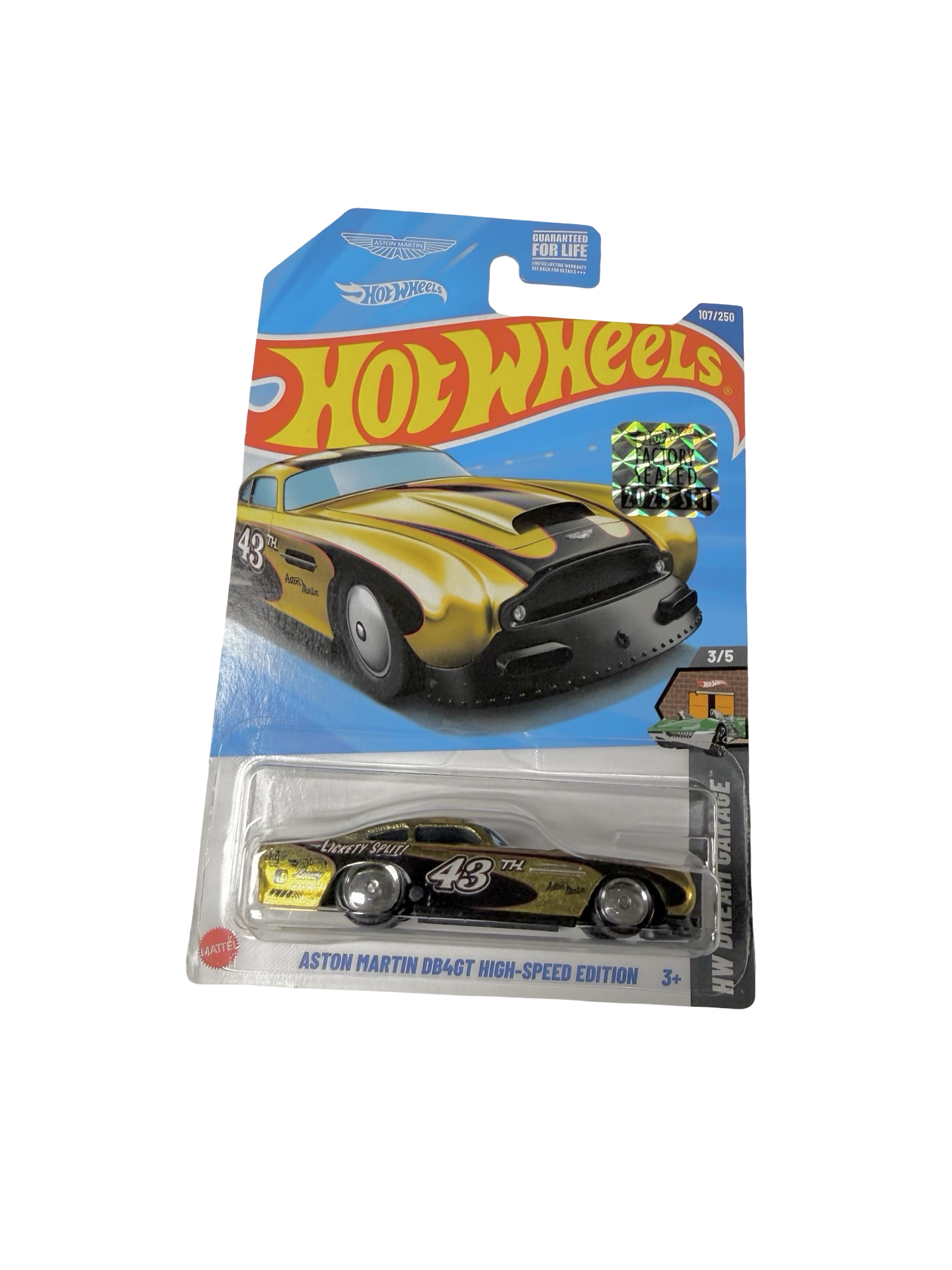 Hot Wheels 1:64 2025 Super Treasure Hunt Factory Sealed - Aston Martin DB3GT High Speed Edition