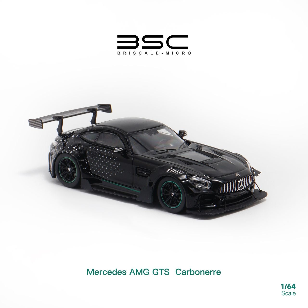 BSC 1:64 Mercedes Benz AMG GTS Carbonerre Widebody - *4 Styles*