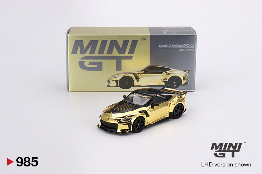 MiniGT 1:64 Nissan Z VeilSide FFZ400 – Gold Chrome #985