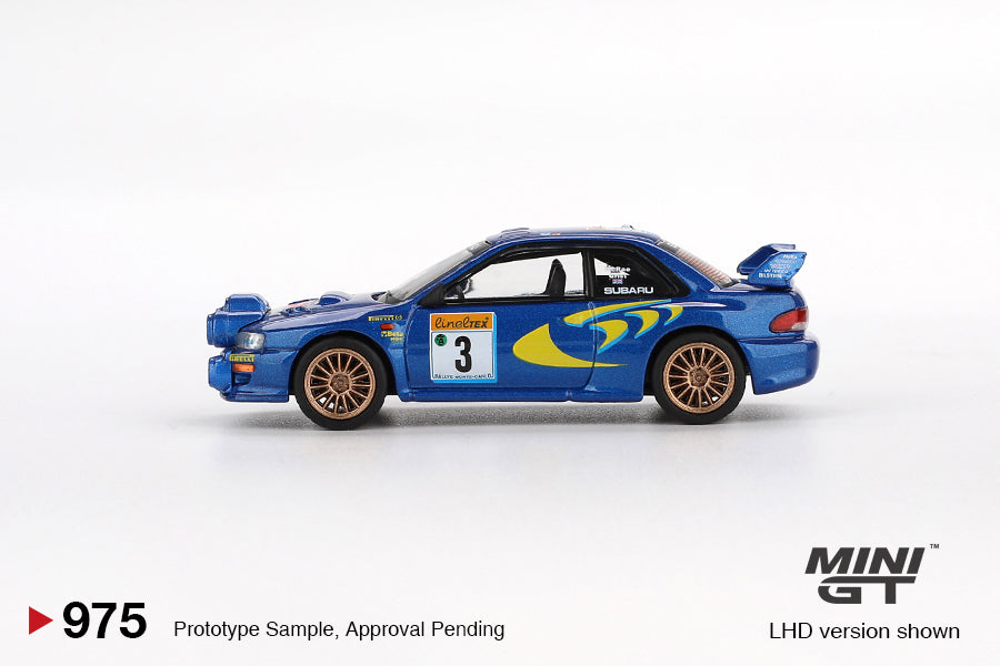 MiniGT 1:64 Subaru Impreza WRC98 1998 Rally Monte-Carlo 3rd Place #3 #975