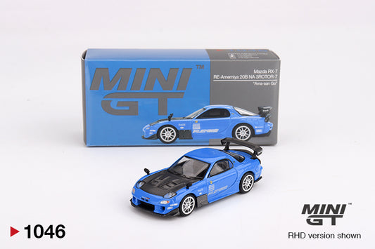 MiniGT 1:64 Mazda RX-7 RE-Amemiya 20B NA 3ROTOR-7 “Ama-san Go” #1046