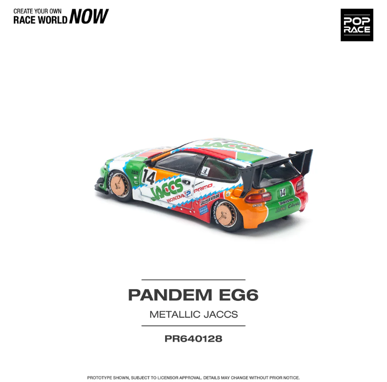 Pop Race 1:64 Pandem Civic EG6 v1.5 - JACCS