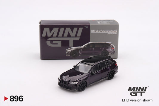 MiniGT 1:64 BMW M3 M Performance Touring – Daytona Violet #896