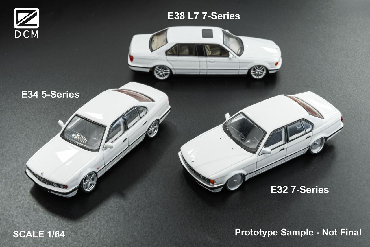 DCM 1:64 BMW Lowride White - *3 Styles*