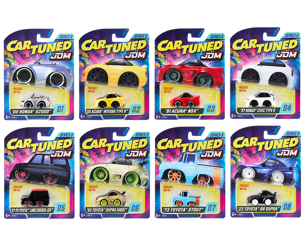 Car Tuned 1:64 Series 6 JDM Tuners Assortment - *Set Of 8*