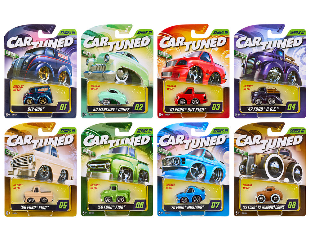 CarTuned 1:64 2026 Series 10 Mainline Assortment - Set Of 8