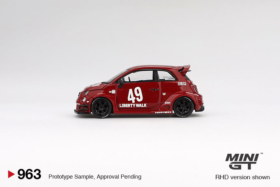 MiniGT 1:64 LB-WORKS x Abas Works ABARTH 595 – Red #963
