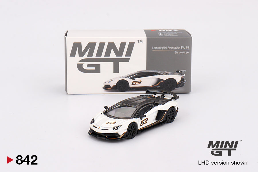 Mini GT 1:64 Lamborghini Aventador SVJ 63 Roadster Nero