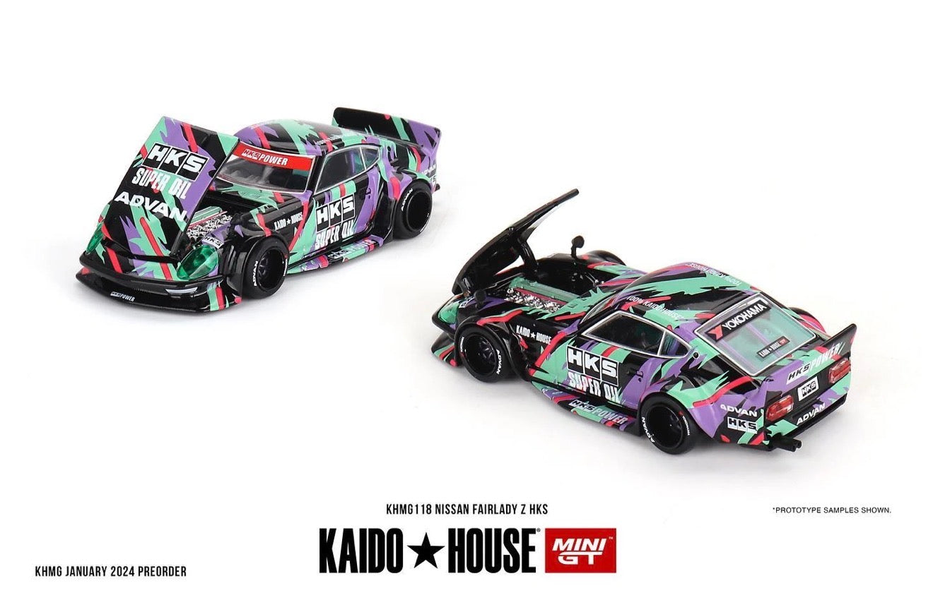 Kaido House 1:64 Kaido GT Nissan Fairlady Z HKS V1 - Regular & Chase PAIR
