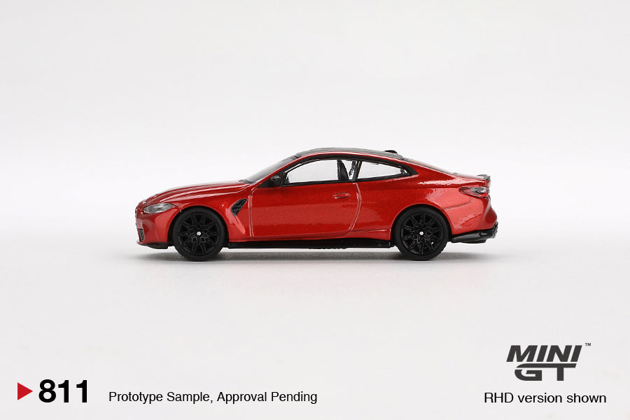 MiniGT 1:64 BMW M4 Competition (G82) Sakhir Orange LHD #811