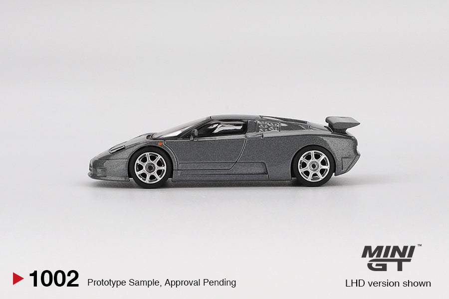 MiniGT 1:64 Bugatti EB110 Super Sport – Grigio Scuro #1002