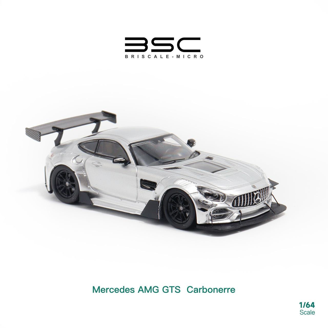BSC 1:64 Mercedes Benz AMG GTS Carbonerre Widebody - *4 Styles*