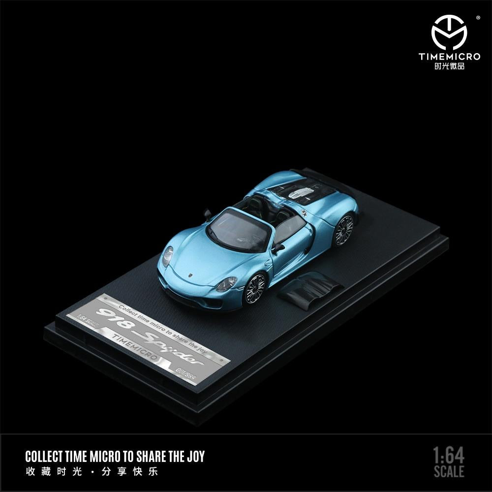 Time Micro 1:64 Porsche 918 Spyder - *2 Colors*