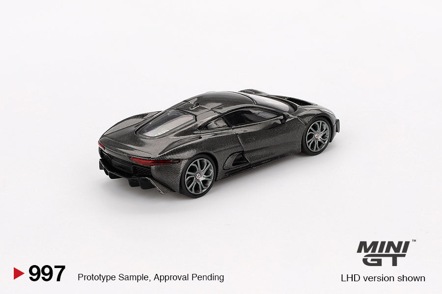 MiniGT 1:64 Jaguar C-X75 Test Car – Black #997
