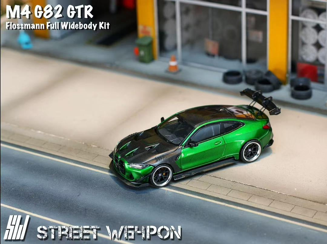 Street Weapon 1:64 M4 Flossmann Full Widebody Kit G82 GTR *2 Colors*