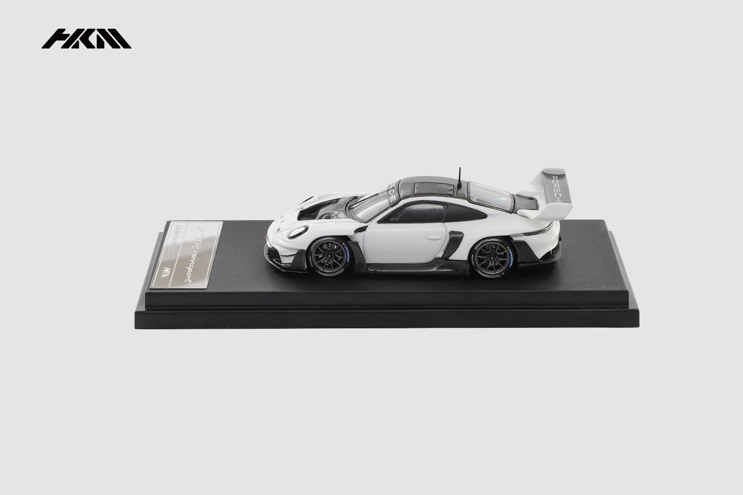 HKM 1:64 Porsche 992 GT3 R Rennsport - White