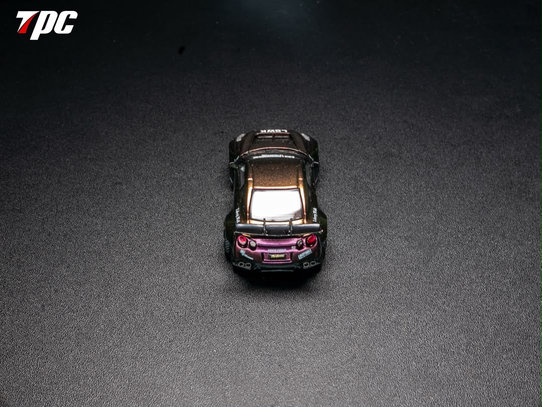 TPC 1:64 LBWK GT-R R35 - Phantom Purple Chameleon
