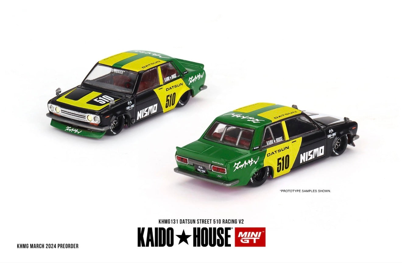 Kaido House 1:64 Datsun Street 510 Racing V2 - Regular & Chase PAIR