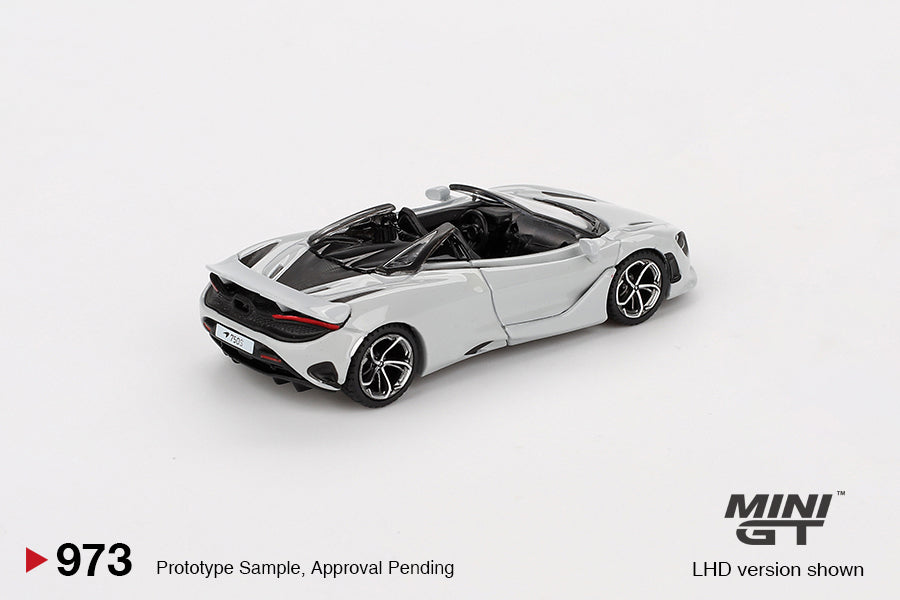 MiniGT 1:64 McLaren 750S Spider – Cirrus Grey #973
