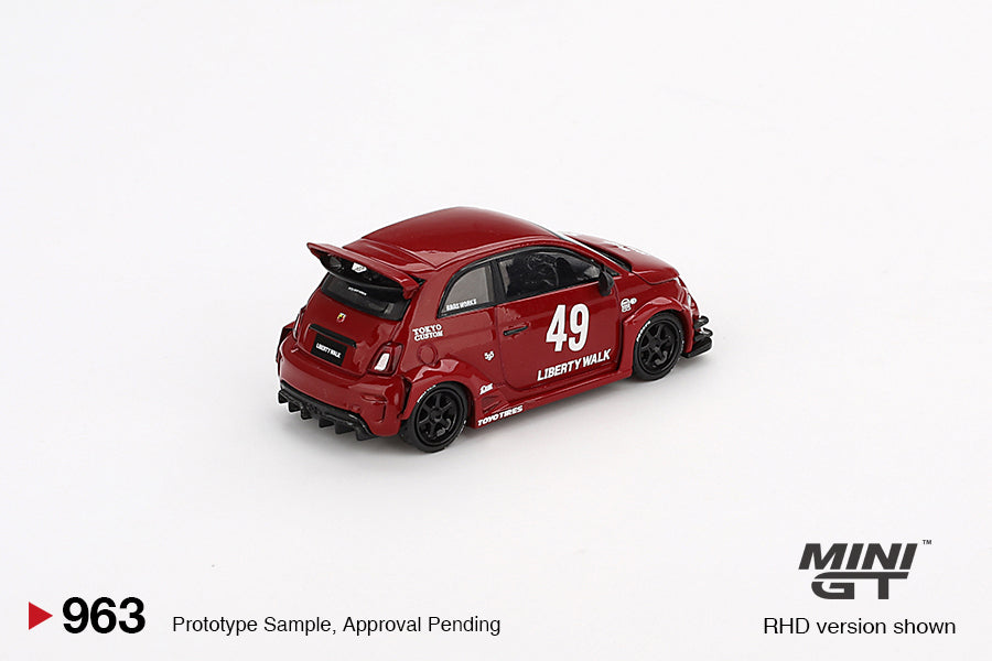MiniGT 1:64 LB-WORKS x Abas Works ABARTH 595 – Red #963