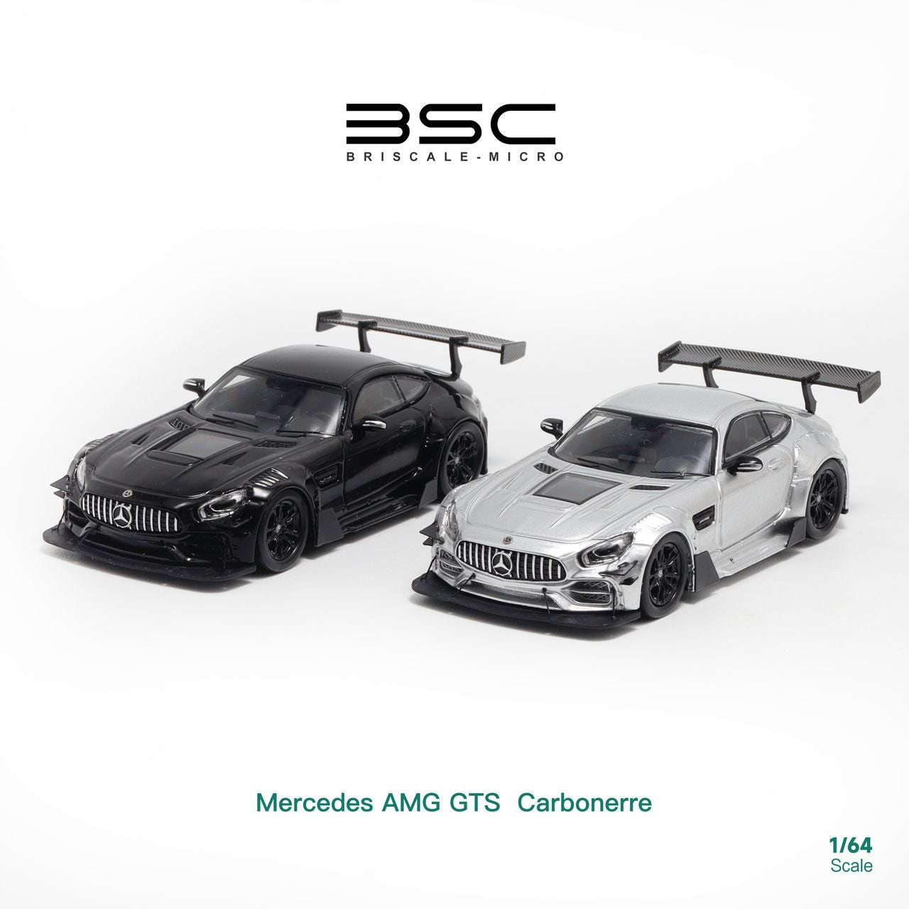 BSC 1:64 Mercedes Benz AMG GTS Carbonerre Widebody - *4 Styles*