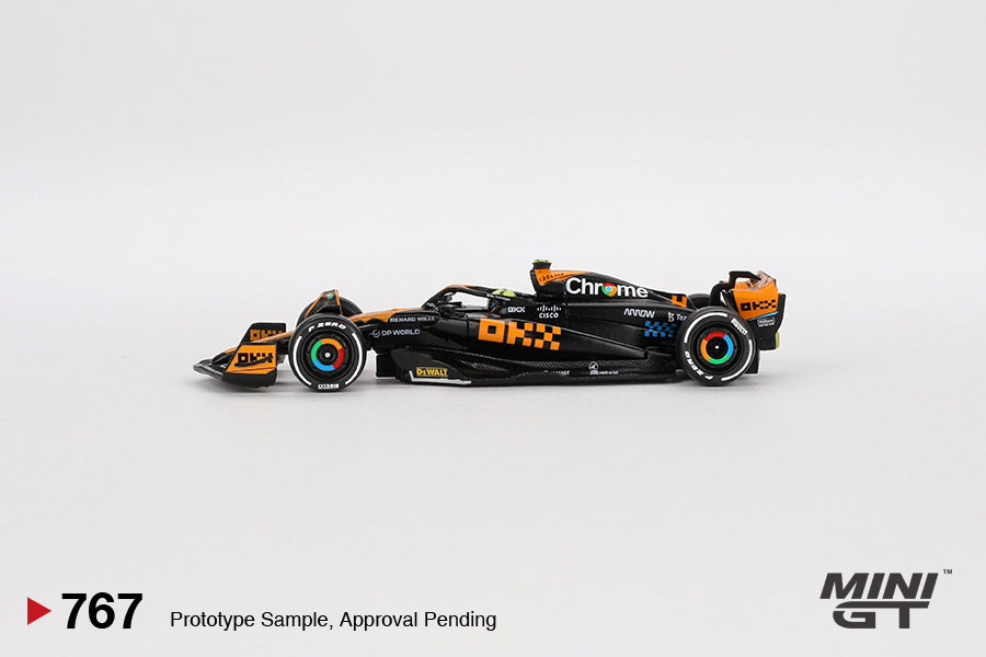 MiniGT 1:64 McLaren MCL60 #4 Lando Norris 2023 F1 Japan GP 2nd Place – MiJo Exclusive #767