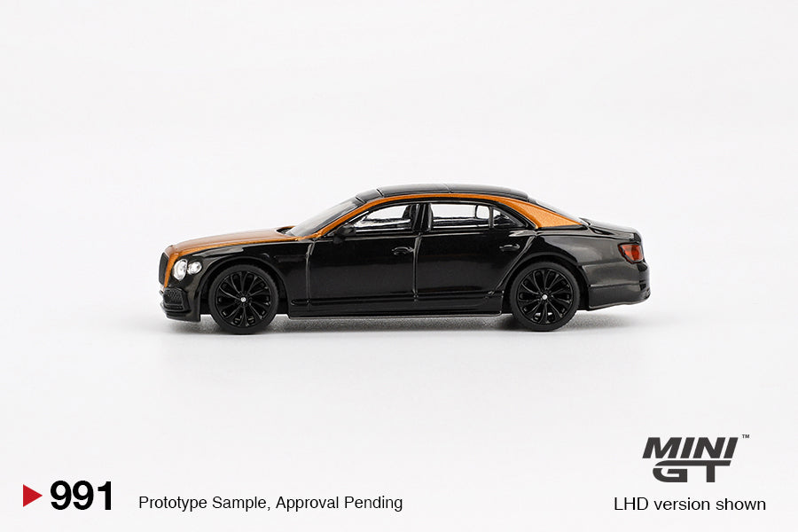 MiniGT 1:64 Bentley Flying Spur – Orange Flame / Onyx #991